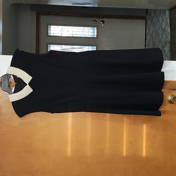 Dress by Betsy Johnson, Black, beaded collar. - Picture 2 of 3